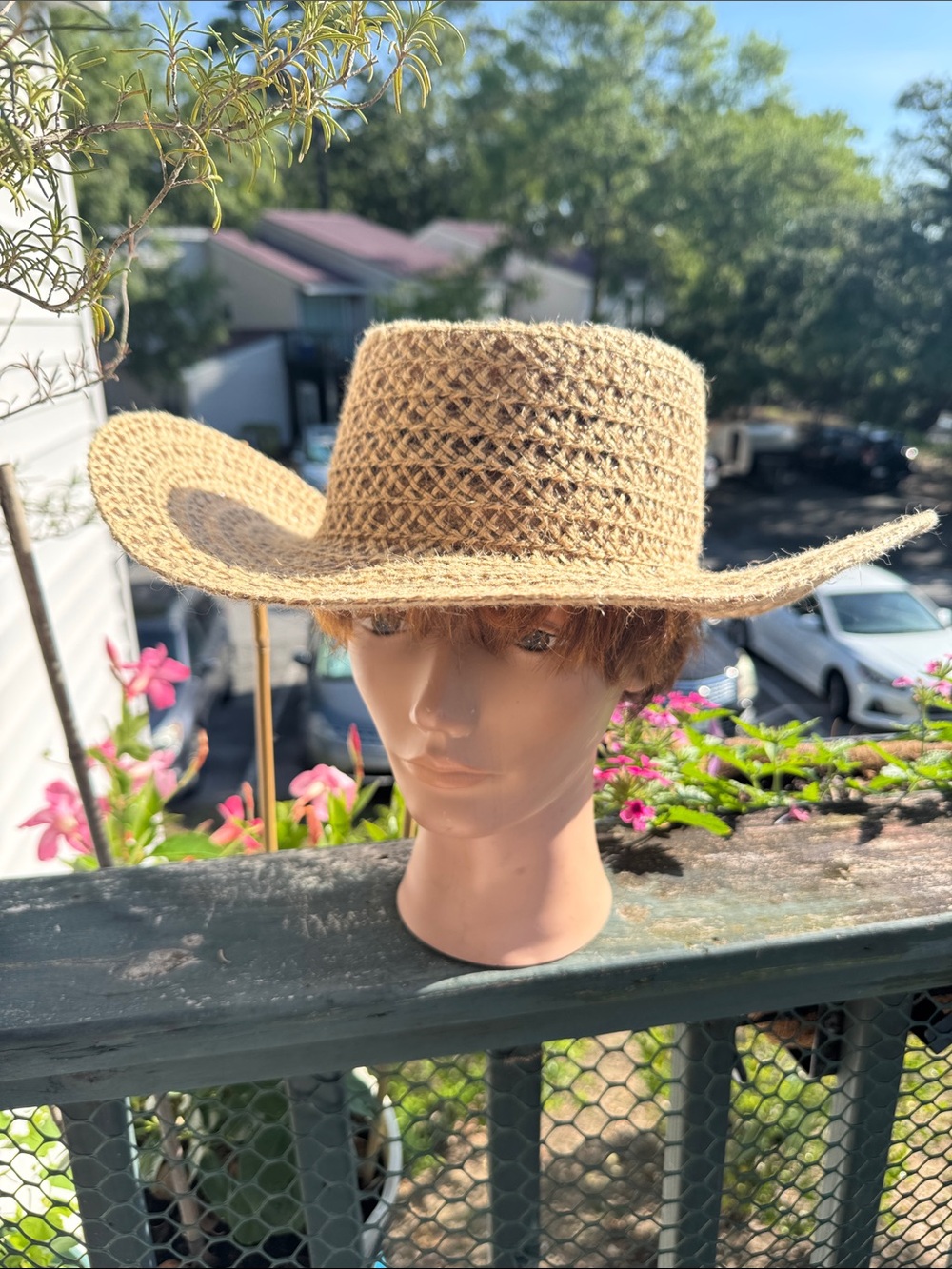 Universal Thread Natural Straw Wide-Brim Sun Hat